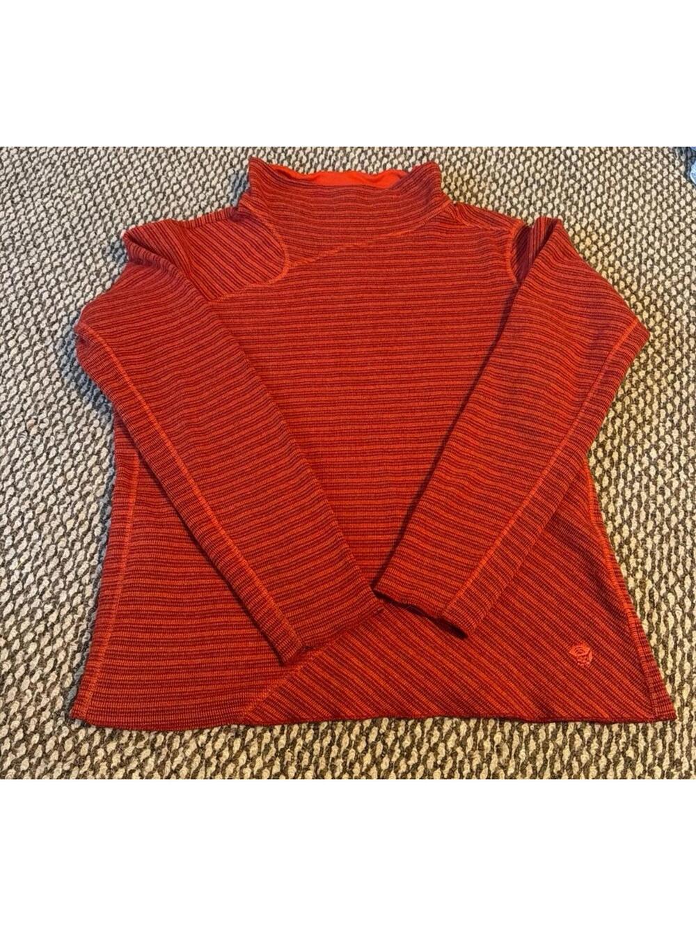 Mountain Hardwear Serrano Mock-neck Sweater Wool Blend  Womens XL